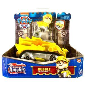 Nickelodeon Paw Patrol Rescue Knights Rubble Deluxe Vehicle